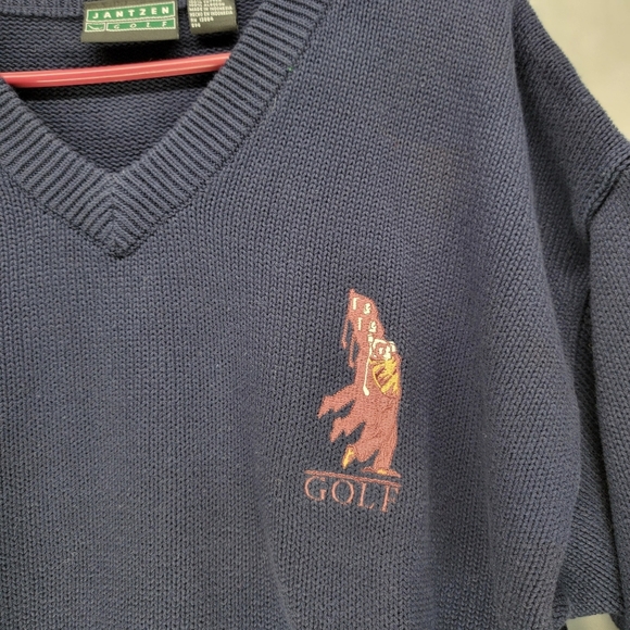 Jantzen Golf Vintage Sweater sz Large - Picture 2 of 4